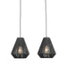 Label51 Hanglamp Ibiza - Zwart - Jute - 2-Lichts-Hanglampen-LABEL51
