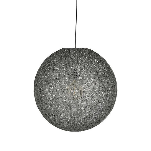 Label51 Hanglamp Twist - Grijs - Vlas - L-Hanglampen-LABEL51