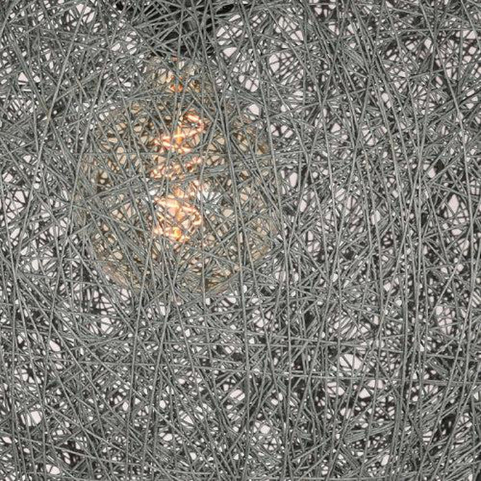 Label51 Hanglamp Twist - Grijs - Vlas - L-Hanglampen-LABEL51