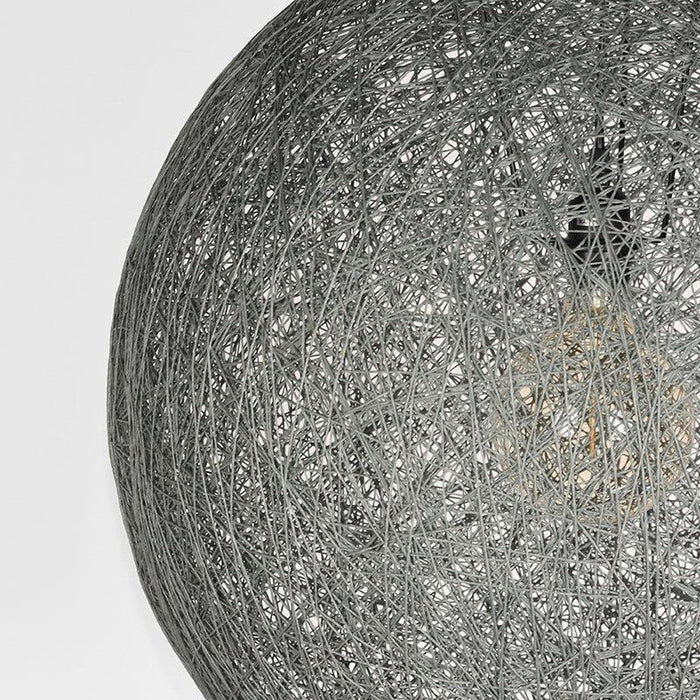 Label51 Hanglamp Twist - Grijs - Vlas - L-Hanglampen-LABEL51