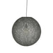 Label51 Hanglamp Twist - Grijs - Vlas - L-Hanglampen-LABEL51