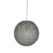 Label51 Hanglamp Twist - Grijs - Vlas - M-Hanglampen-LABEL51