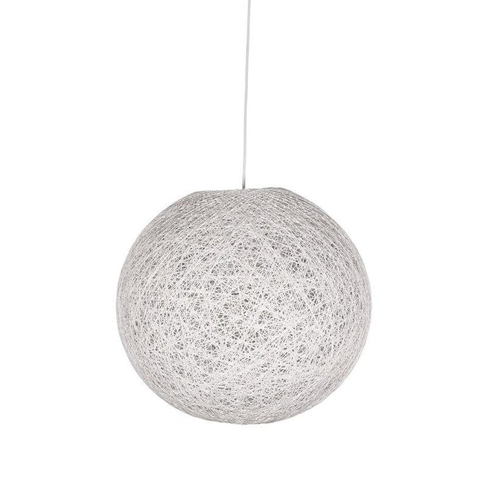 Label51 Hanglamp Twist - Wit - Vlas - M-Hanglampen-LABEL51
