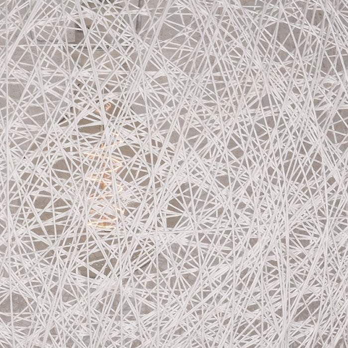 Label51 Hanglamp Twist - Wit - Vlas - M-Hanglampen-LABEL51