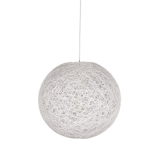 Label51 Hanglamp Twist - Wit - Vlas - M-Hanglampen-LABEL51