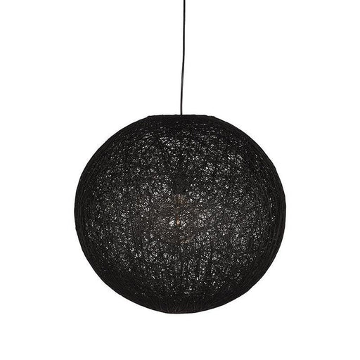 Label51 Hanglamp Twist - Zwart - Vlas - L-Hanglampen-LABEL51