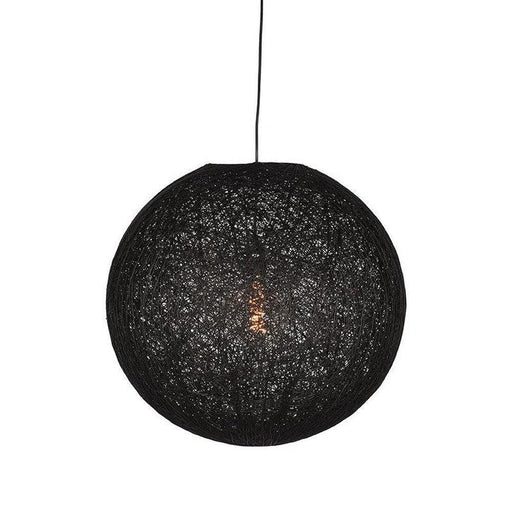 Label51 Hanglamp Twist - Zwart - Vlas - L-Hanglampen-LABEL51