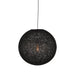 Label51 Hanglamp Twist - Zwart - Vlas - M-Hanglampen-LABEL51