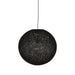 Label51 Hanglamp Twist - Zwart - Vlas - M-Hanglampen-LABEL51