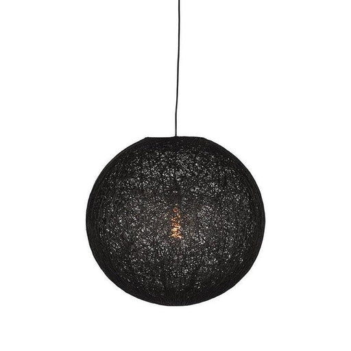 Label51 Hanglamp Twist - Zwart - Vlas - M-Hanglampen-LABEL51