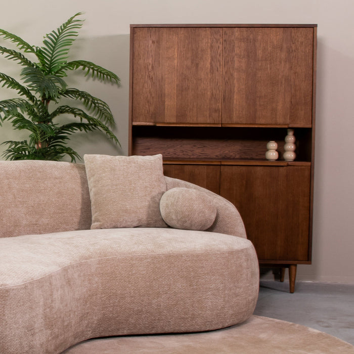 Label51 Hoge Kast Jule 110x49x158 cm walnoot-Opbergkasten-LABEL51