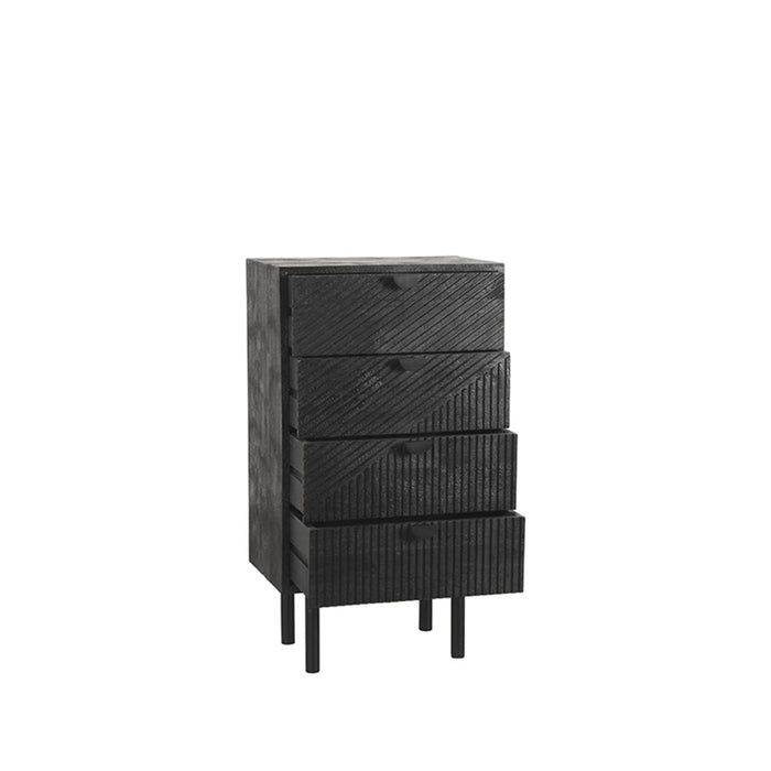 Label51 Ladekast Cotia - Zwart - Mangohout-Ladenkasten-LABEL51