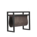 Label51 Magazinehouder - Antraciet - Leder-Woonkamerdecoratie-LABEL51