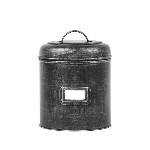 Label51 Opbergblik - Zwart - Metaal - XL - 20x20x25 cm-Opbergdozen en manden-LABEL51