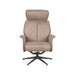 Label51 Relaxfauteuil Verdal 77x79x109 cm Suede Taupe-Fauteuils-LABEL51