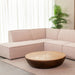 LABEL51 Salontafel Bowl - Espresso - Travertin - 90 cm - Rond-Salontafels-LABEL51