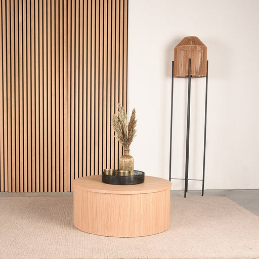 Label51 Salontafel Oliva 70x70x30 cm Naturel eiken-Salontafels-LABEL51