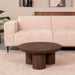 LABEL51 Salontafel Olly - Espresso - Mangohout - 90 cm - Rond-Salontafels-LABEL51