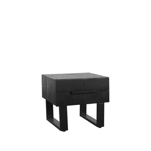 Label51 Salontafel Santos - Zwart - Mangohout - 44x50 cm-Salontafels-LABEL51