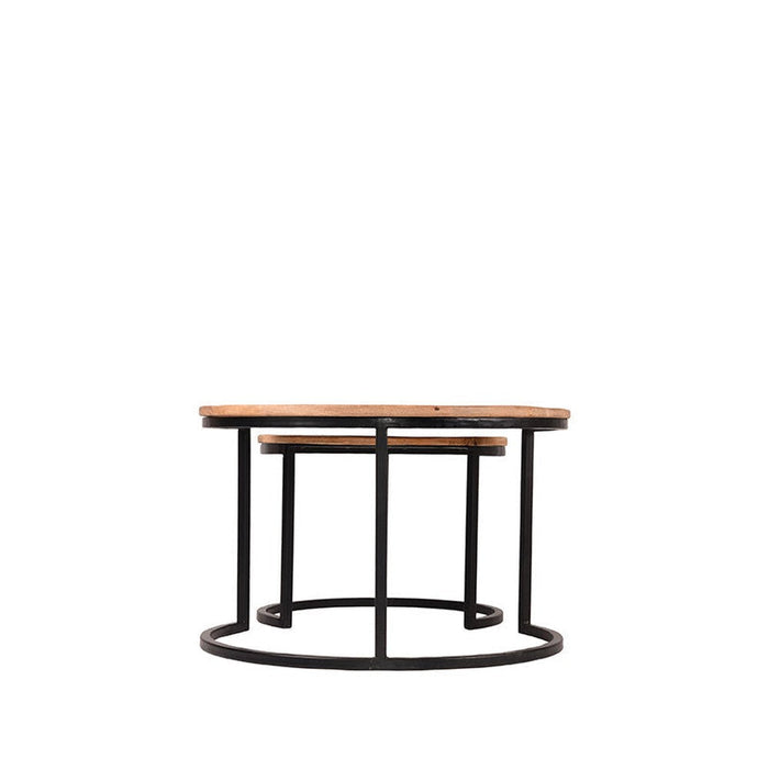 Label51 Salontafel Set Double - Rough - Mangohout-Salontafels-LABEL51