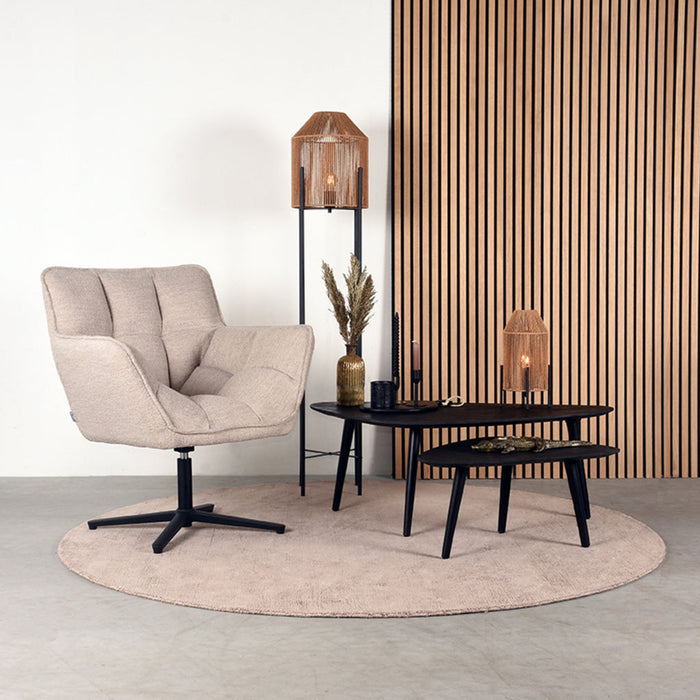 Label51 Salontafel Set Rock - Zwart - Mangohout-Salontafels-LABEL51