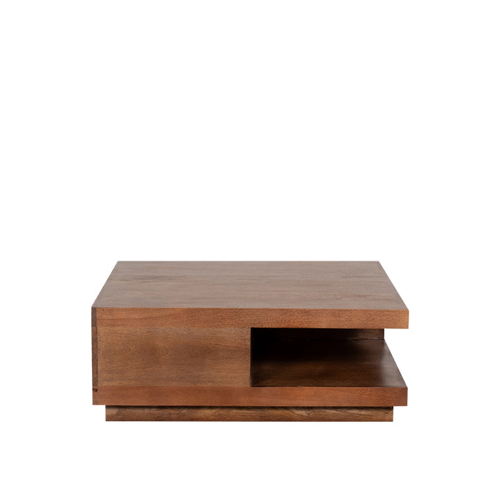 LABEL51 Salontafel Square - Nature Smooth - Mangohout - 80 cm-Salontafels-LABEL51