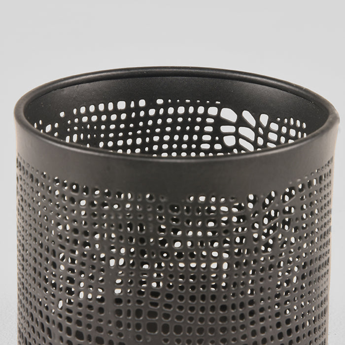 Label51 Set Kaarsenhouders M 9x9x8 Cm - Antiek goud - Metaal-Woonkamerdecoratie-LABEL51