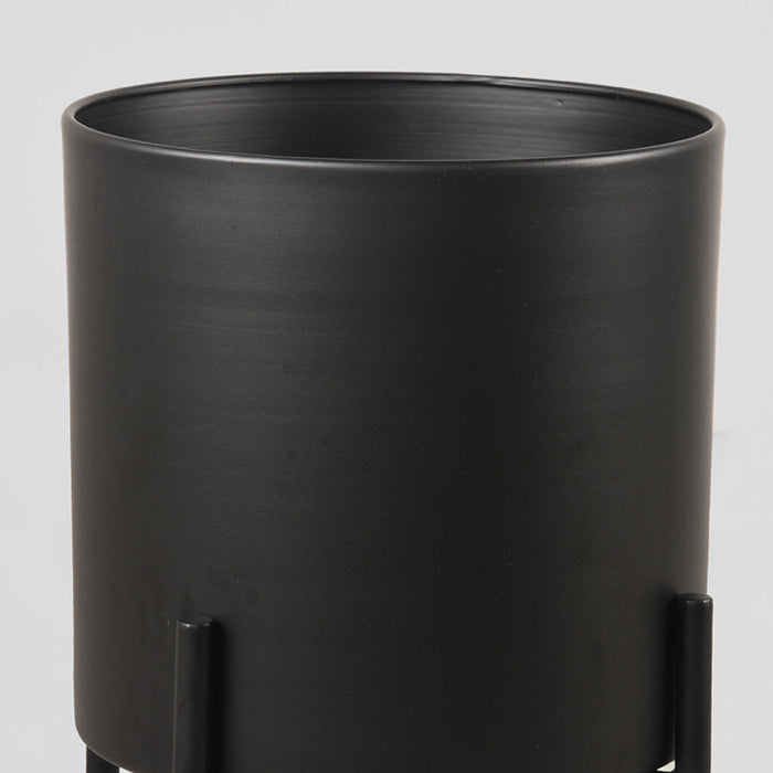 Label51 Set Plantenstandaards 23x23x50 cm - Zwart - Metaal-Plantenstandaards-LABEL51