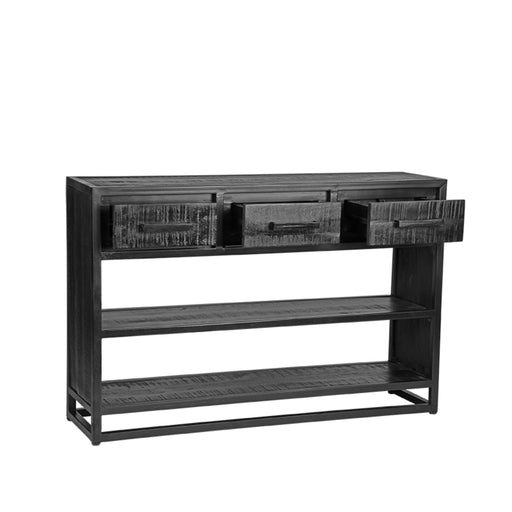 Label51 Sidetable Chili - Zwart - Mangohout-Bijzettafels-LABEL51