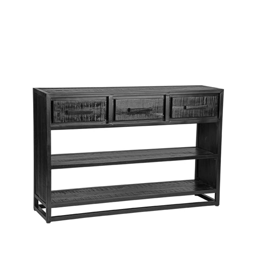 Label51 Sidetable Chili - Zwart - Mangohout-Bijzettafels-LABEL51