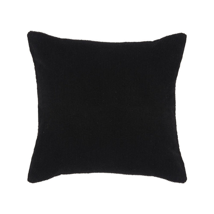 Label51 Sierkussen Rib - Zwart - Katoen-Kussens-LABEL51