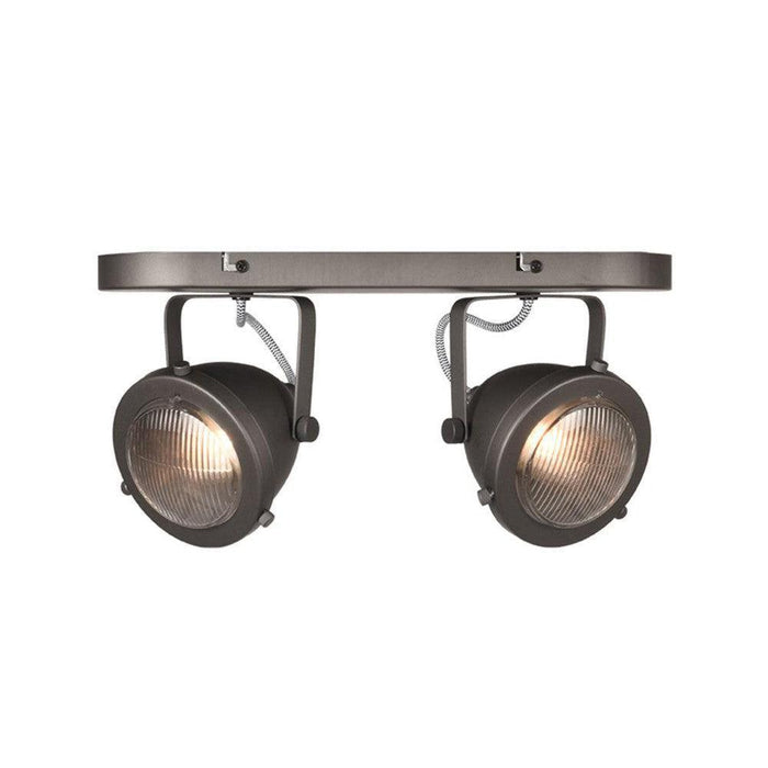 Label51 Spot Moto led - Burned Steel - Metaal - 2 Lichts-Spots-LABEL51