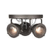 Label51 Spot Moto led - Burned Steel - Metaal - 3 Lichts-Spots-LABEL51