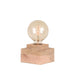 Label51 Tafellamp Block - Rough - Mangohout-Tafellampen-LABEL51