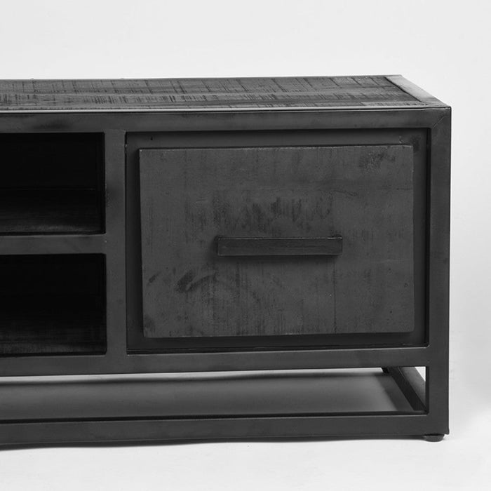 Label51 Tv-meubel Chili - Zwart - Mangohout - 120 cm-TV-meubels-LABEL51