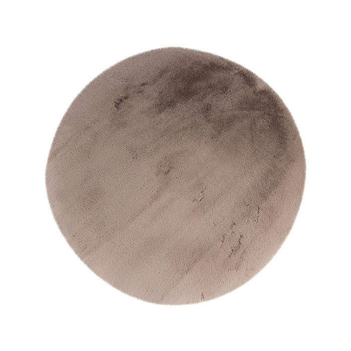 LABEL51 Vloerkleden Indy - Taupe - Polyester - 200x200 cm - Rond-Vloerkleden-LABEL51
