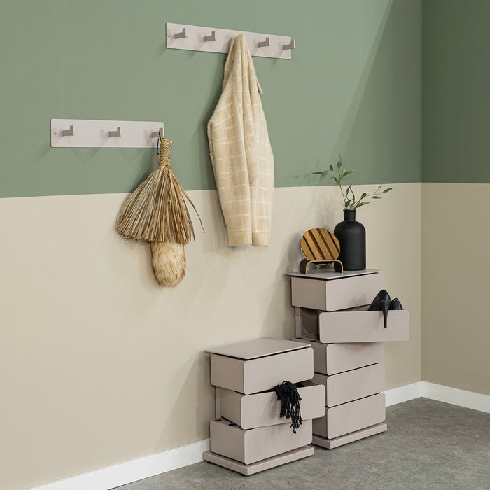 Ladekast JOEY 3 Staal Silky Taupe 37x26x45cm Spinder Design-Ladenkasten-Spinder