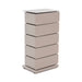 Ladekast JOEY 5 Staal Silky Taupe 37x26x72.5cm Spinder Design-Ladekasten-Spinder