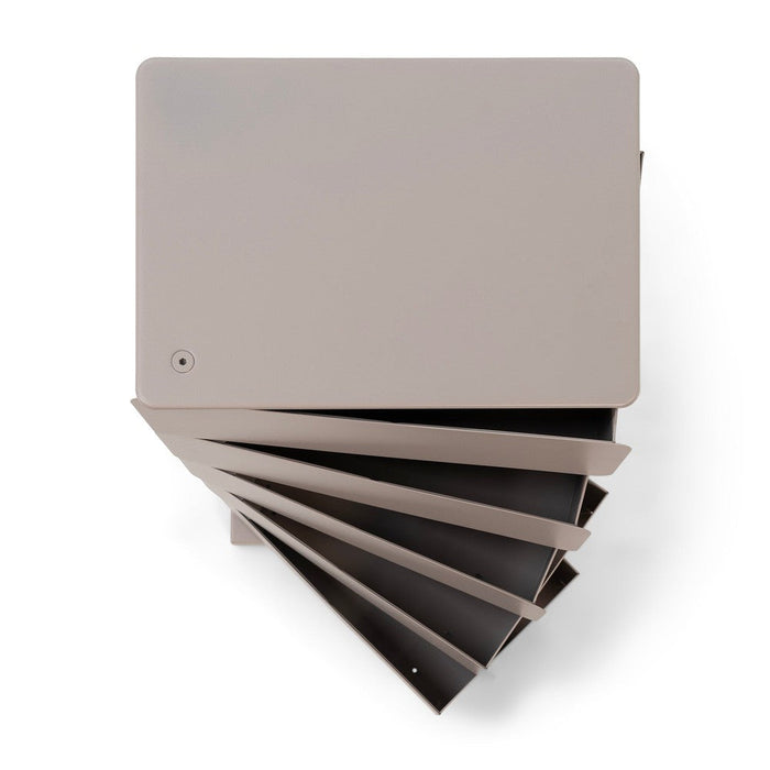 Ladekast JOEY 5 Staal Silky Taupe 37x26x72.5cm Spinder Design-Ladenkasten-Spinder