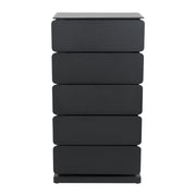 Ladekast JOEY 5 Staal Zwart 37x26x72.5cm Spinder Design-Ladenkasten-Spinder