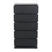 Ladekast JOEY 5 Staal Zwart 37x26x72.5cm Spinder Design-Ladenkasten-Spinder