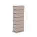 Ladekast JOEY 7 Staal Silky Taupe 37x26x99cm Spinder Design-Ladenkasten-Spinder