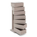 Ladekast JOEY 7 Staal Silky Taupe 37x26x99cm Spinder Design-Ladenkasten-Spinder