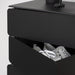 Ladekast JOEY 7 Staal Zwart 37x26x99cm Spinder Design-Ladenkasten-Spinder