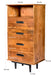 Ladenkast Ayleen Mangohout Naturel hout 60x45x120 cm-Ladenkasten-Livingfurn