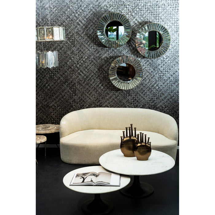 Lamp Bohne Polyester Crème 102x171 cm-Vloerlampen-PTMD
