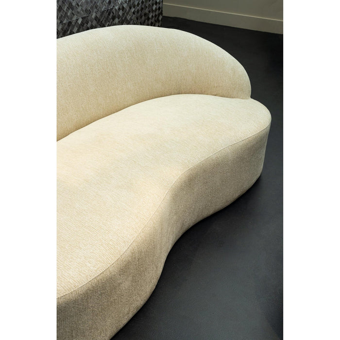Lamp Bohne Polyester Crème 102x225 cm-Vloerlampen-PTMD