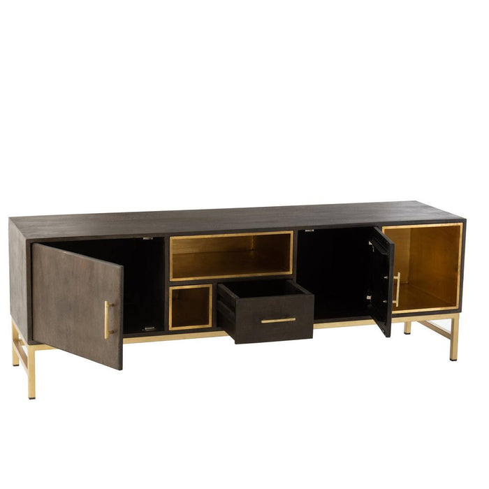 Lamp Bruin Messing 46 cm Closet Low-Lichtbronnen-J-Line