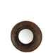 Lamp Bruin Mirror Rond 35 cm-Spiegels-J-Line