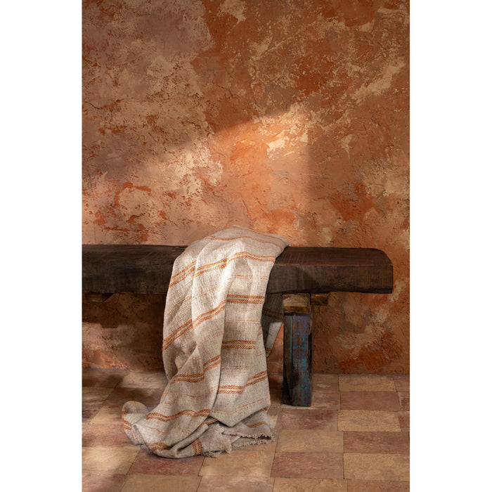 Lamp Bruin Recycled hout 38 cm-Lichtbronnen-J-Line